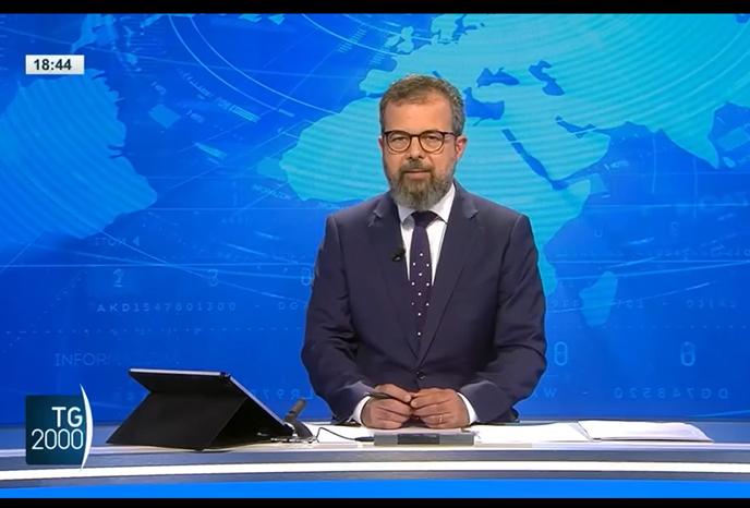 意大利主要的新闻电视台之一：Sky TG2000电视新闻 专题播报悟乐交响乐团的意大利巡演